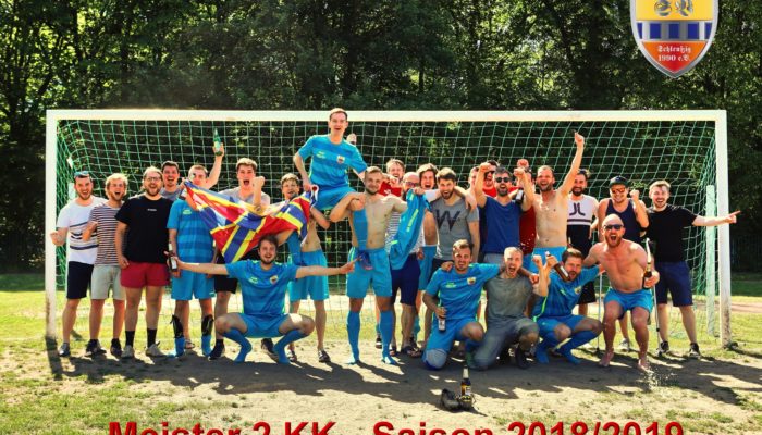 2. Herren: Meister 2.KK 2018/2019